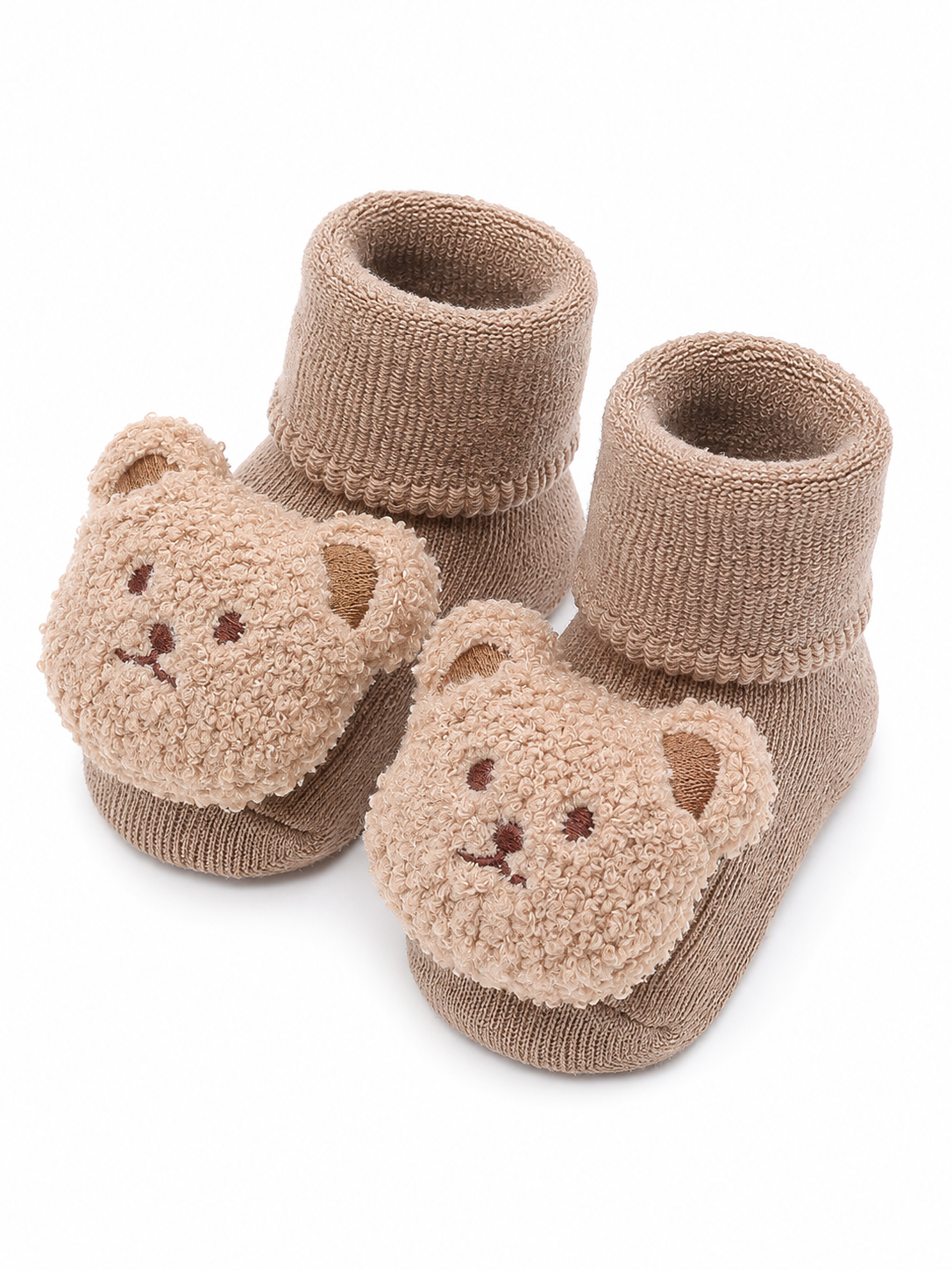 MBA-001 CALZINO ANTISCIVOLO PER NEONATO CON ORSO