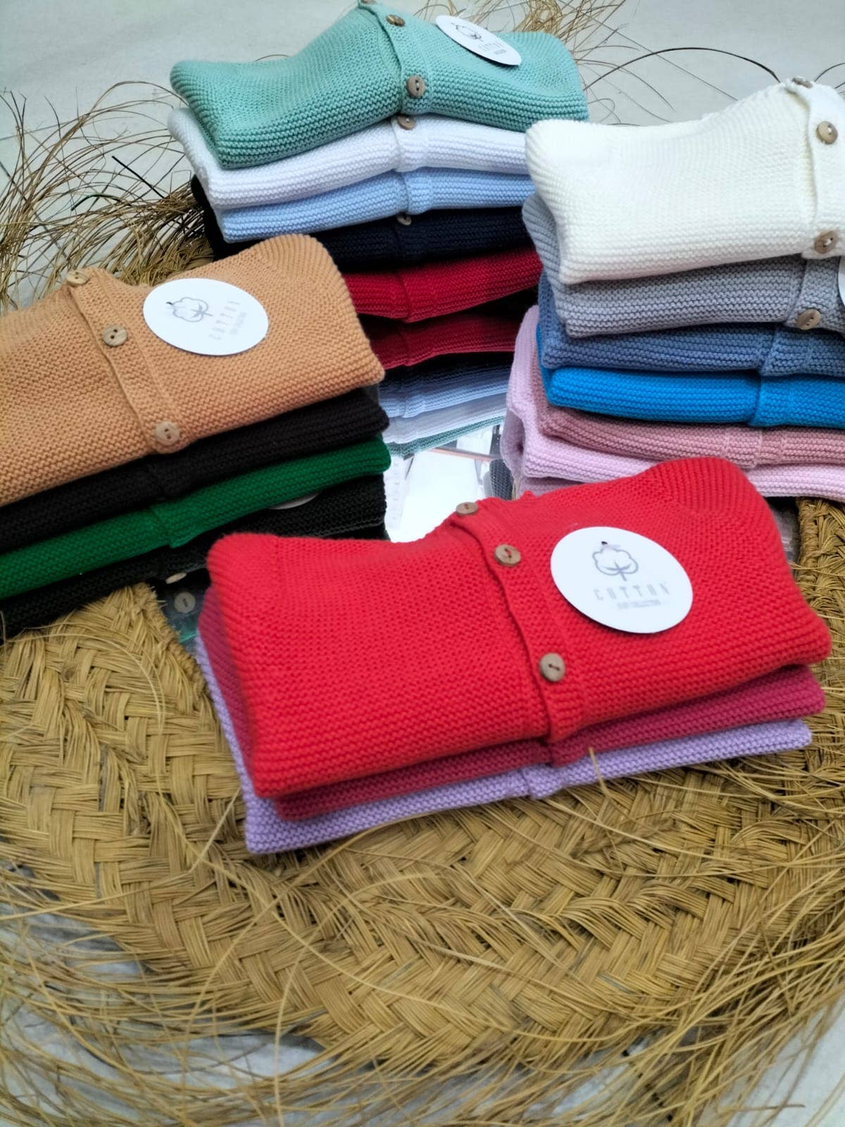 Cappottino per neonato (taglia unica) 100% cotone
